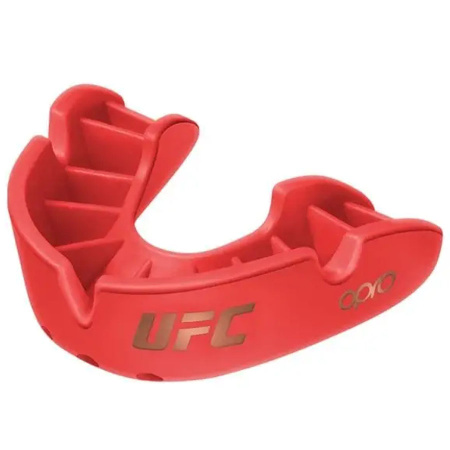 Картинка Капа "OPRO" Bronze UFC в футляре (красный) от магазина Sport-Power || Зображення Капа "OPRO" Bronze UFC у футлярі (червоний) від магазину Sport-Power