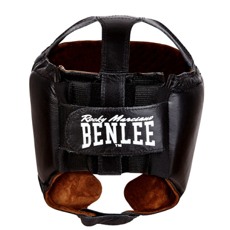Картинка Шлем для бокса "BENLEE" Tyson, кожаный (черный) от магазина Sport-Power || Зображення Шолом для боксу "BENLEE" Tyson, шкіряний (чорний) від магазину Sport-Power
