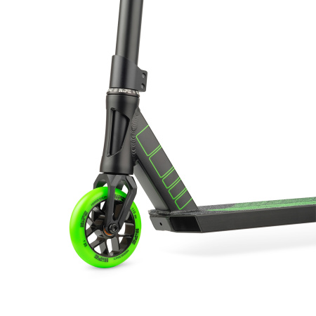 Картинка Самокат трюковый "HIPE" H10 (black/green) от магазина Sport-Power || Зображення Самокат трюковий "HIPE" H10 (black/green) від магазину Sport-Power
