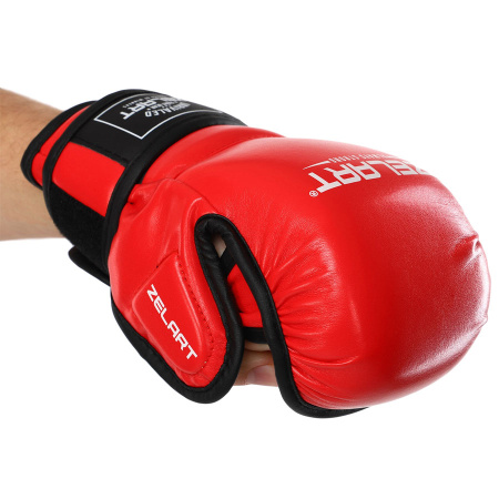 Картинка Перчатки для смешанных единоборств "ZELART" MMA (PU) от магазина Sport-Power || Зображення Рукавички для змішаних єдиноборств "ZELART" MMA (PU) від магазину Sport-Power