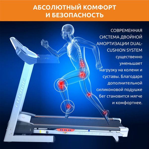 Картинка Беговая дорожка "FitLogic" ET1601 от магазина Sport-Power