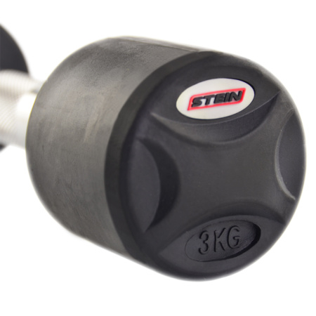 Картинка Гантель "STEIN" 3 кг (обрезиненная) от магазина Sport-Power || Зображення Гантель "STEIN" 3 кг (прогумована) від магазину Sport-Power