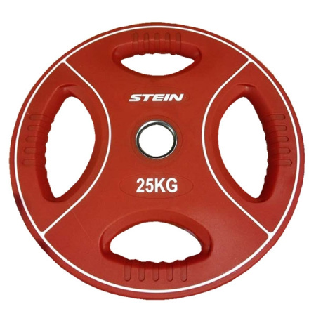 Картинка Диск "STEIN" 25 кг, d=51 мм (полиуретановый) от магазина Sport-Power || Зображення Диск "STEIN" 25 кг, d=51 мм (поліуретановий) від магазину Sport-Power
